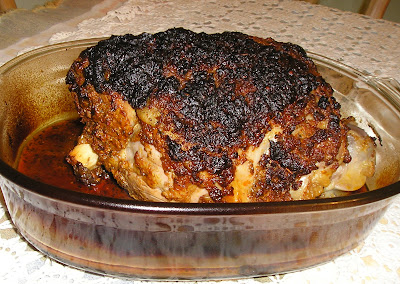 Roast Leg of Lamb in a Spicy Sauce