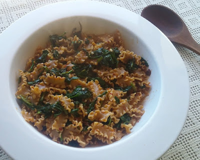 Pasta with Rutabaga Greens, Anchovies, Garlic & Chile Pasta with Rutabaga Greens, Anchovies, Garlic & Chile