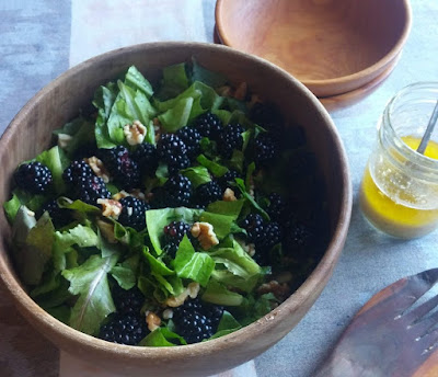 Blackberry-Walnut Salad with Herbs Blackberry-Walnut Salad with Herbs