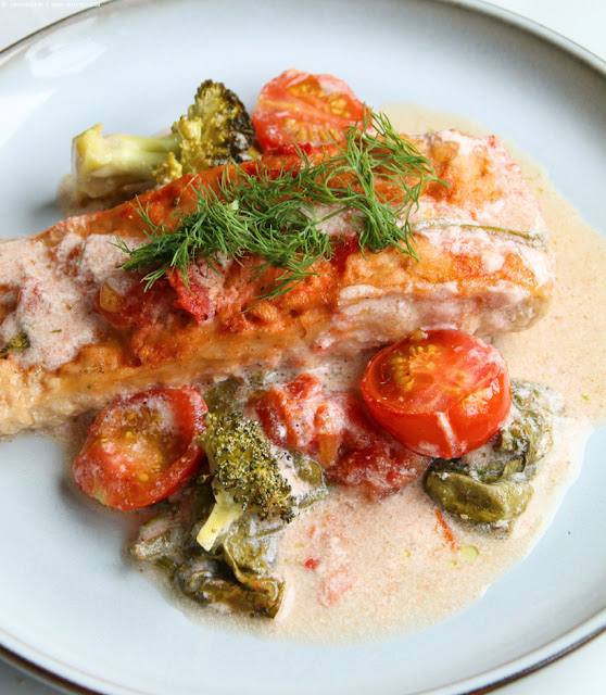 veganer Ofen-Lachs-Art veganer Ofen-Lachs-Art