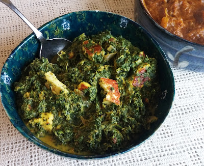 Indian Style Spinach with Cheese Indian Style Spinach with Cheese