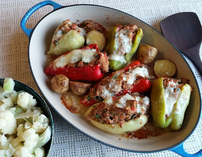 Italian Tuna-Stuffed Peppers Italian Tuna-Stuffed Peppers