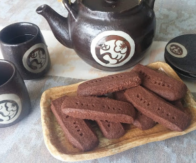 Chocolate Rye Shortbread Chocolate Rye Shortbread