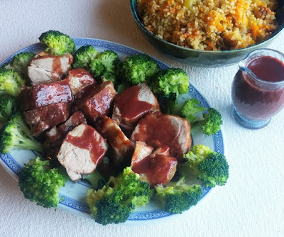 Pork Tenderloin with Balsamic Plum Sauce Pork Tenderloin with Balsamic Plum Sauce