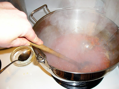 Making Marmalade - hot spattering marmalade Making Marmalade - hot spattering marmalade