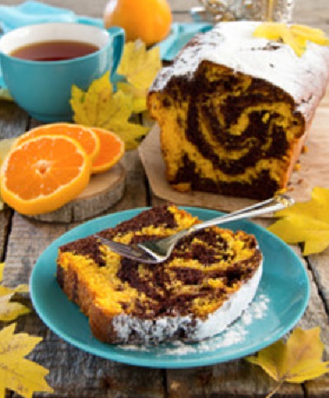 Bizcocho de chocolate y naranja Bizcocho de chocolate y naranja