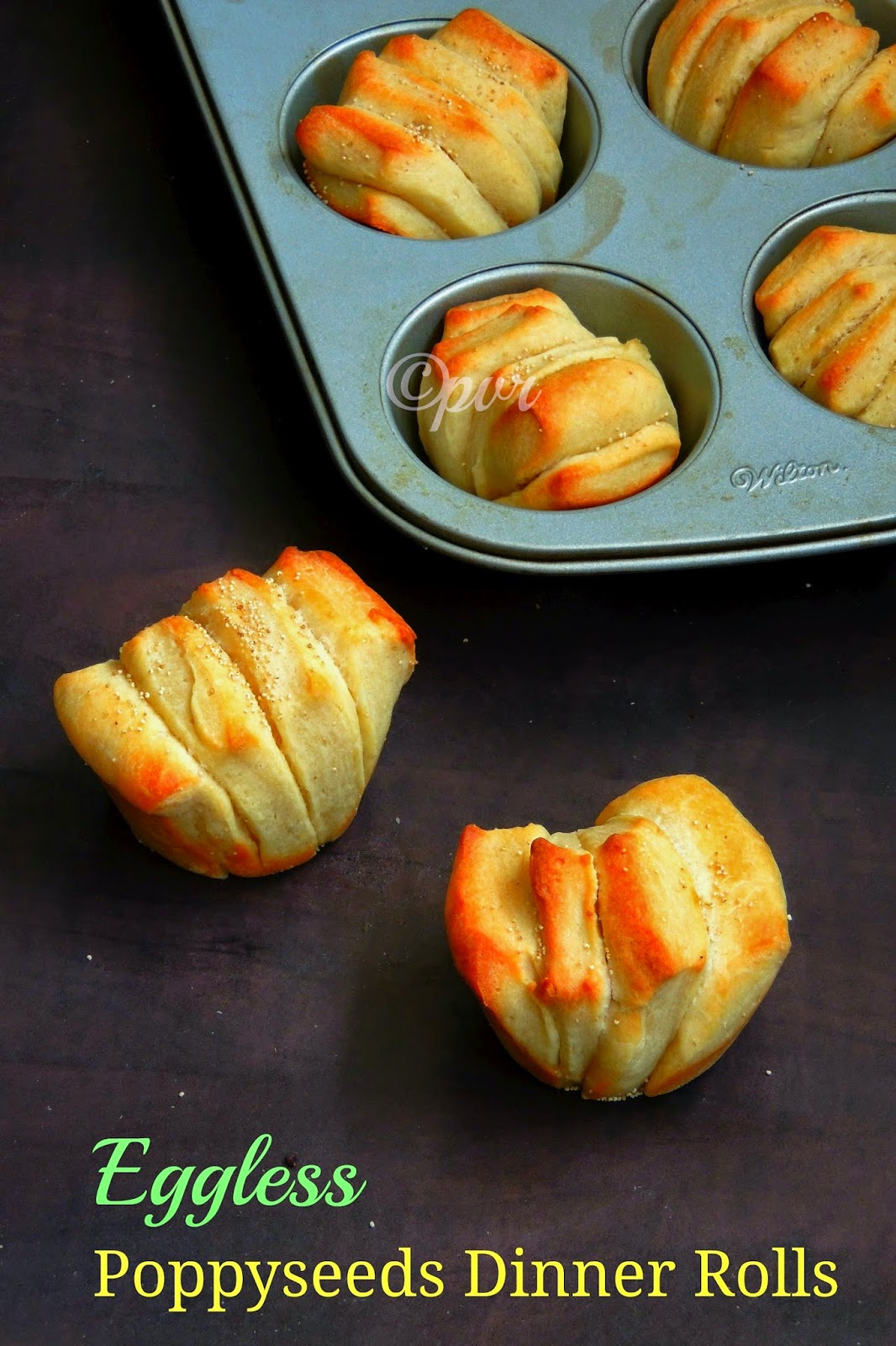 Eggless Poppyseeds Dinner Rolls Eggless poppyseeds dinner rolls,Poppyseeds Dinner rolls