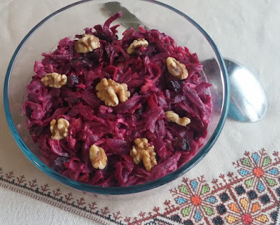 Beet, Prune, & Walnut Salad Beet, Prune, & Walnut Salad