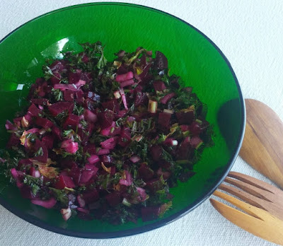 Beet Salad with Red Onions & Parsley Beet Salad with Red Onions & Parsley