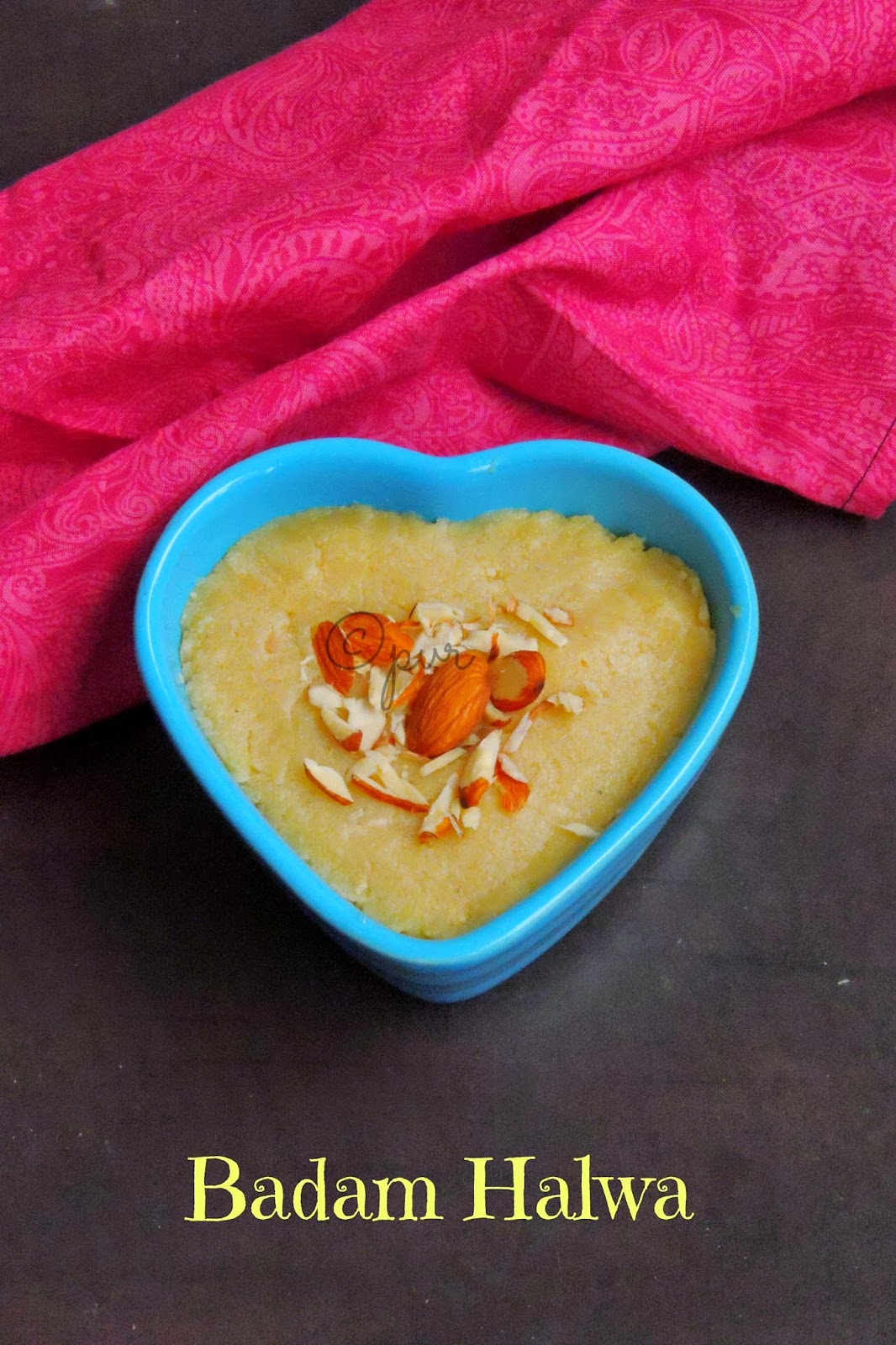 Badam halwa Almond halwa, Badam halwa