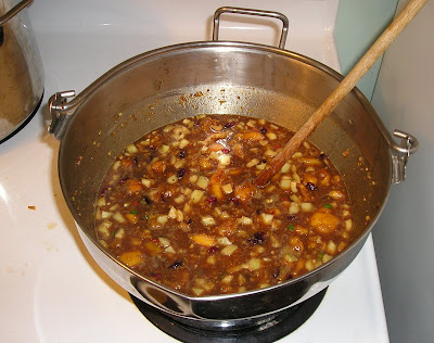 The Chutney iIngredients in the Pot The Chutney iIngredients in the Pot