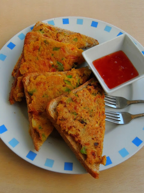 Vegetable Bread Toast