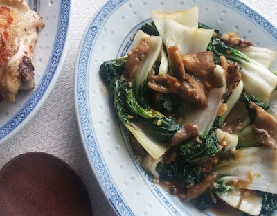 Baby Bok Choy with Oyster Mushrooms Baby Bok Choy with Oyster Mushrooms