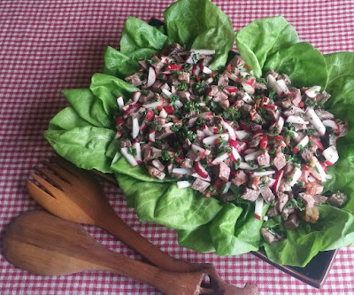 Salpicon de Res - Central American Beef & Radish Salad Salpicon de Res - Central American Beef & Radish Salad