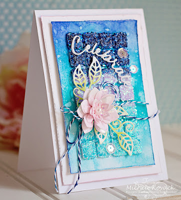 Faux Tiled Card using Adhesive! @SBby3L Created by Michele Kovack