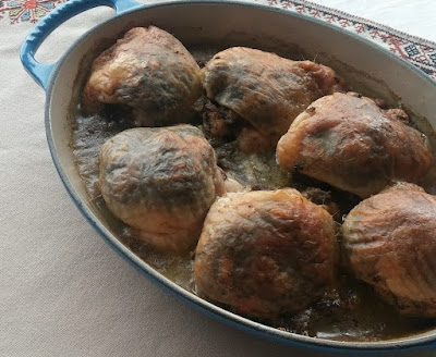 Chicken Thighs Stuffed with Sorrel & Mushrooms Chicken Thighs Stuffed with Sorrel & Mushrooms