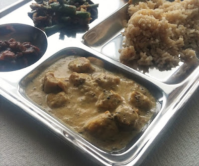 Gatta Curry; Chick Pea Dumplings in Sauce Gatta Curry; Chick Pea Dumplings in Sauce