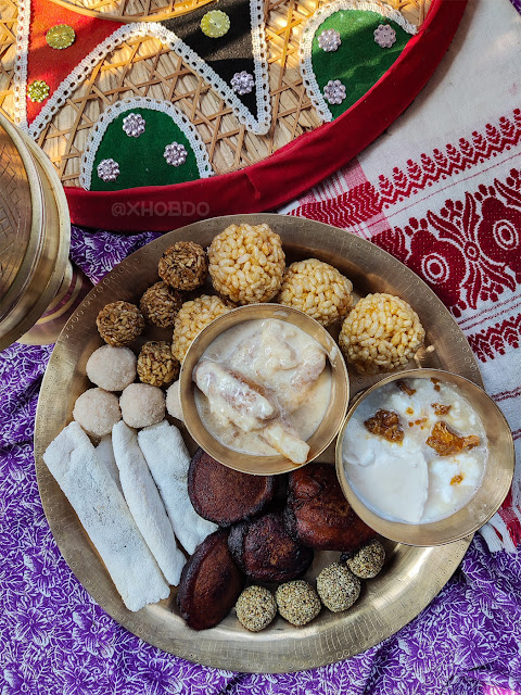 Varsities of Pitha, Laru, Curd Bhogali Bihu, Magh Bihu, Assamese, xhobdo, abhayapuri, foods, sweet, Makar Sankranti, Uttarayan, Pongal