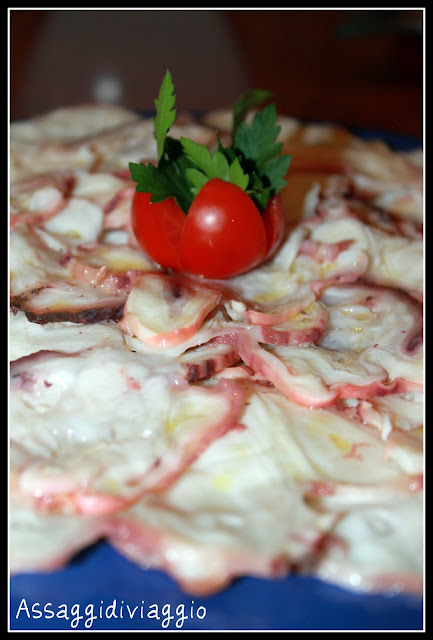 Carpaccio di polpo