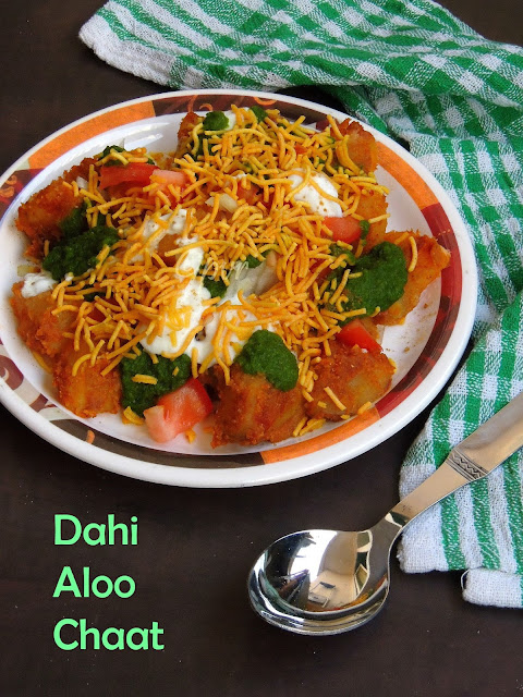 Aloo dahi chaat