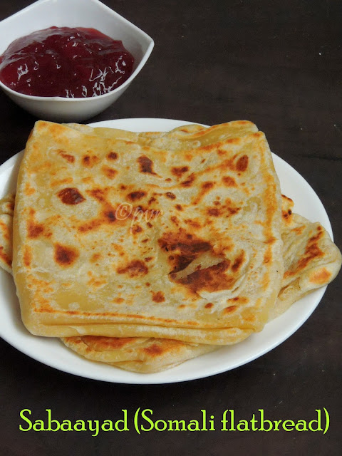 Sabaayad, Somali Flat Bread Sabaayad, Somali Flat Bread