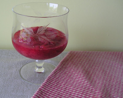 Sherry Stewed Rhubarb