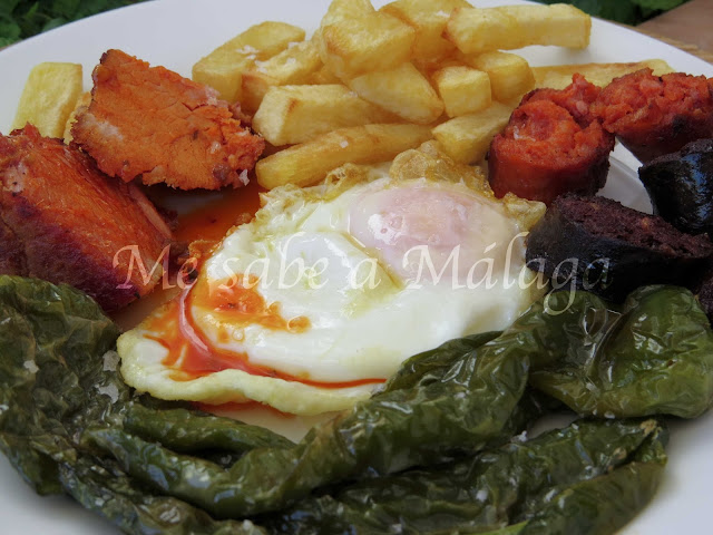 Plato de los montes de Málaga receta de plato de los montes Málaga