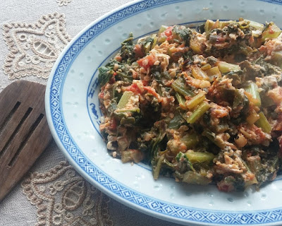 Acelgas con Huevo - Swiss Chard Spanish Style