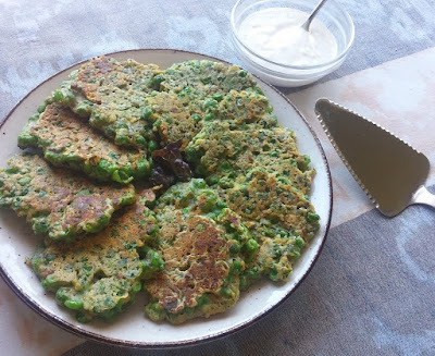 Green Pea Cutlets with a Creamy Sauce Green Pea Cutlets with a Creamy Sauce