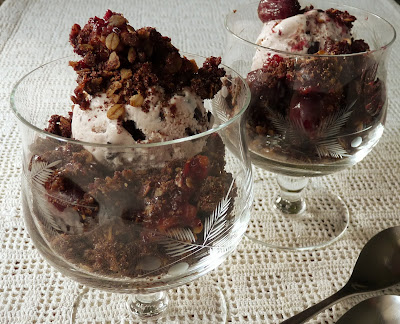 Chocolate Cherry Crisp Chocolate Cherry Crisp