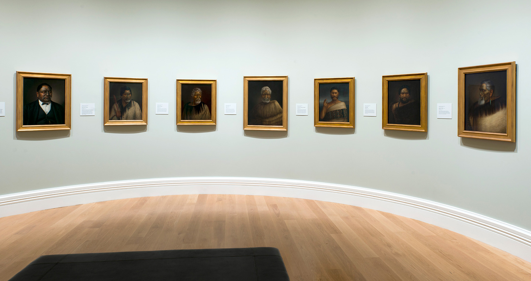 <p><em>He Iwi Rangatira</em> (installation view) 2015<br />
Auckland Art Gallery Toi o Tāmaki</p>