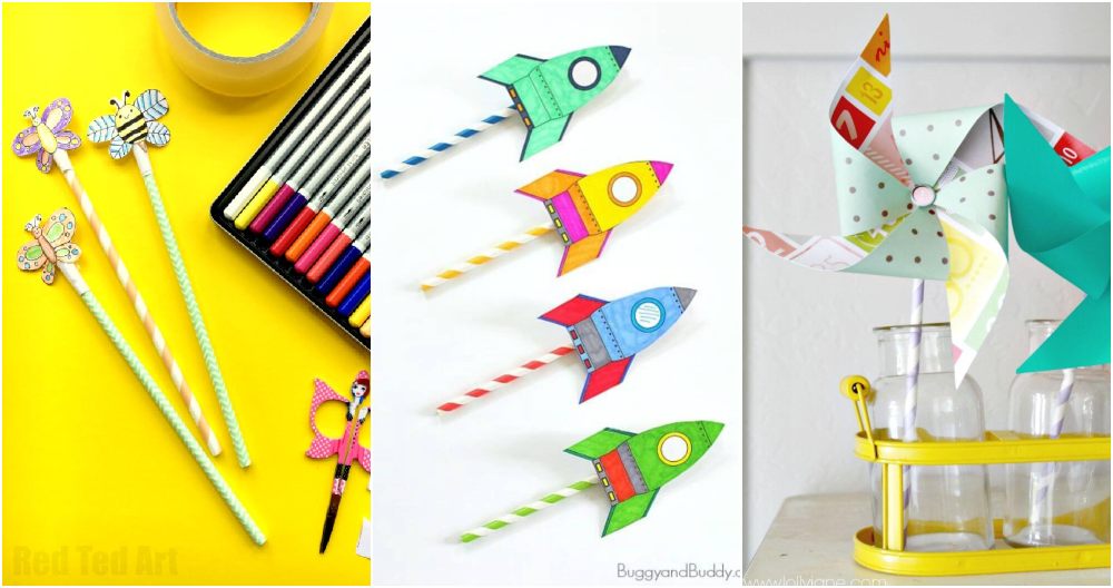 Straw Crafts: 25 Fun Arts and Crafts to Do with Straws