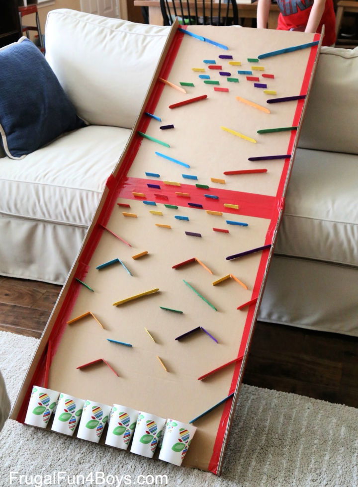 Cardboard Box Into Epic Marble Run