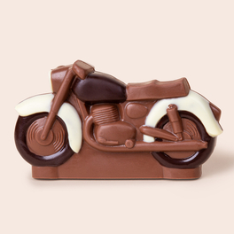 motocykl z czekolady na prezent