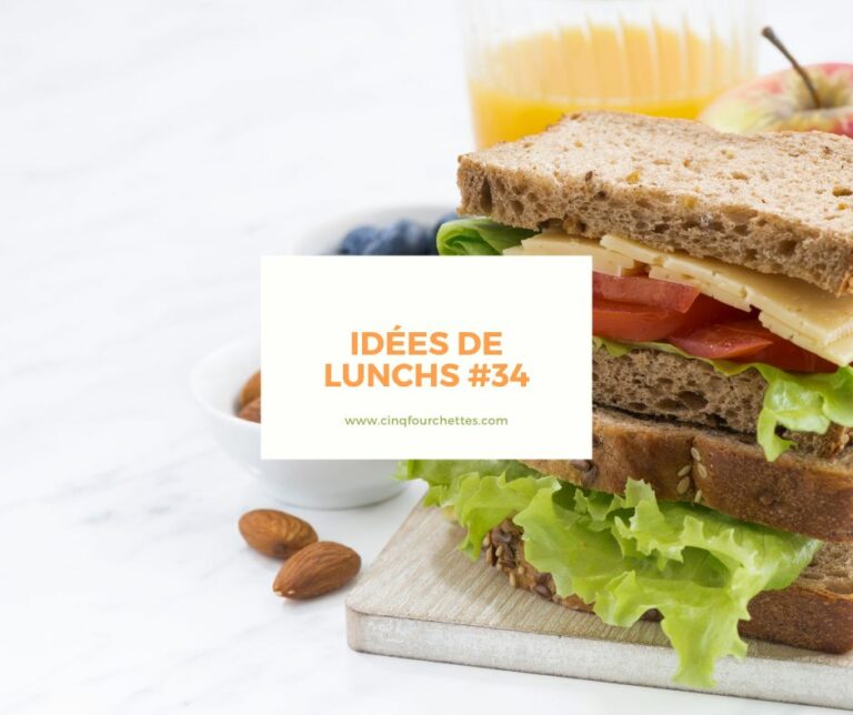 lunchs idées école repas Cinq Fourchettes