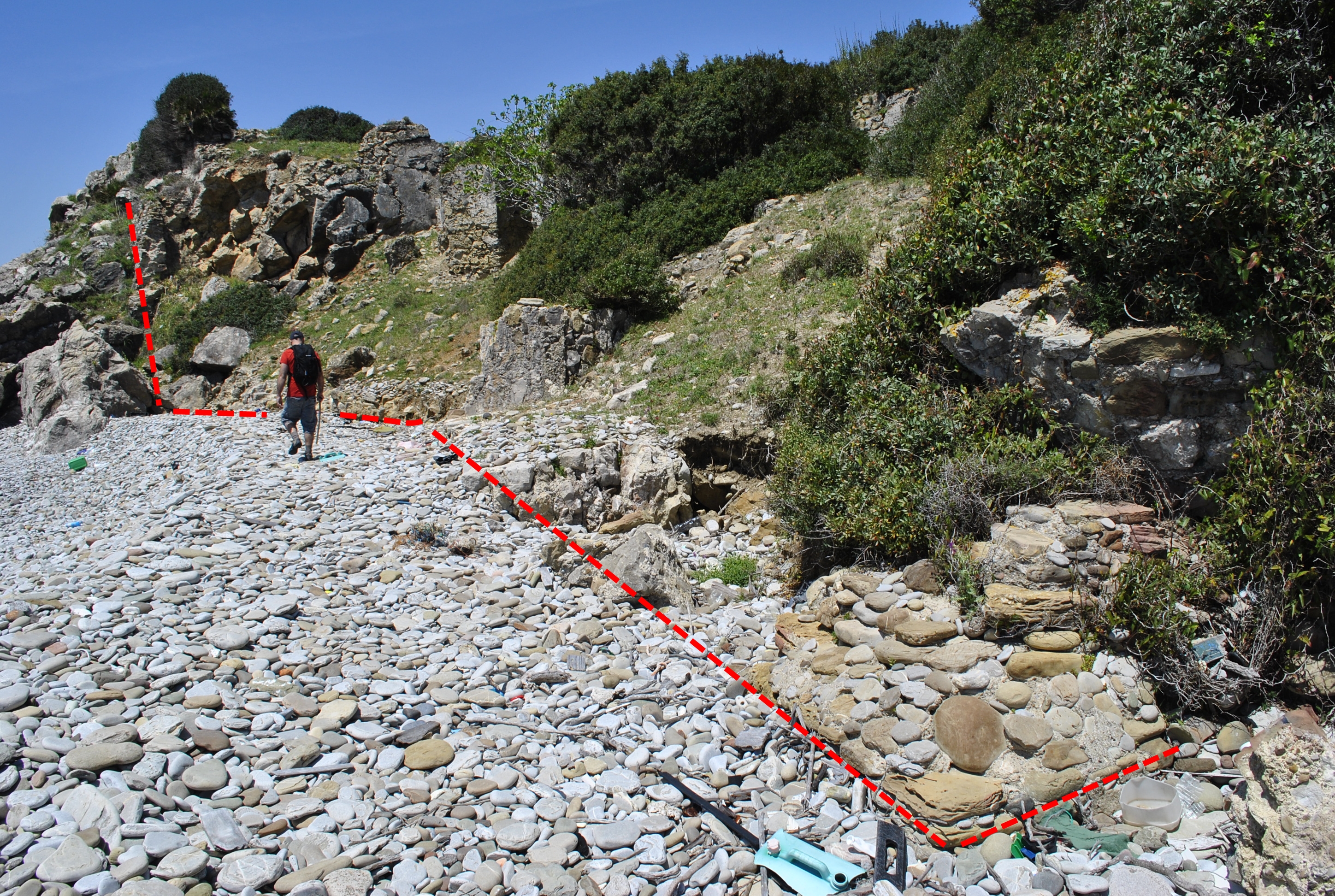 19. Línea de muralla costera