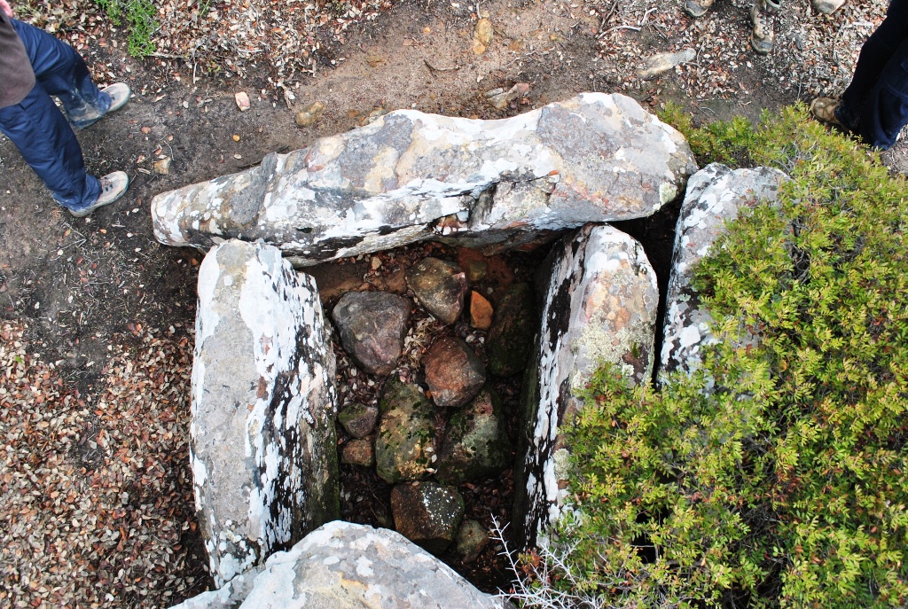 6. Dolmen 1 desde arriba