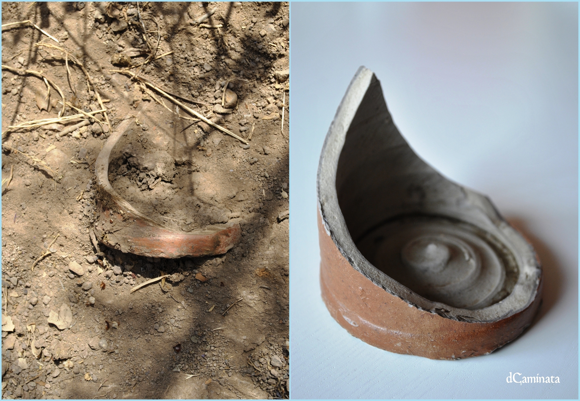 Botella de cerámica