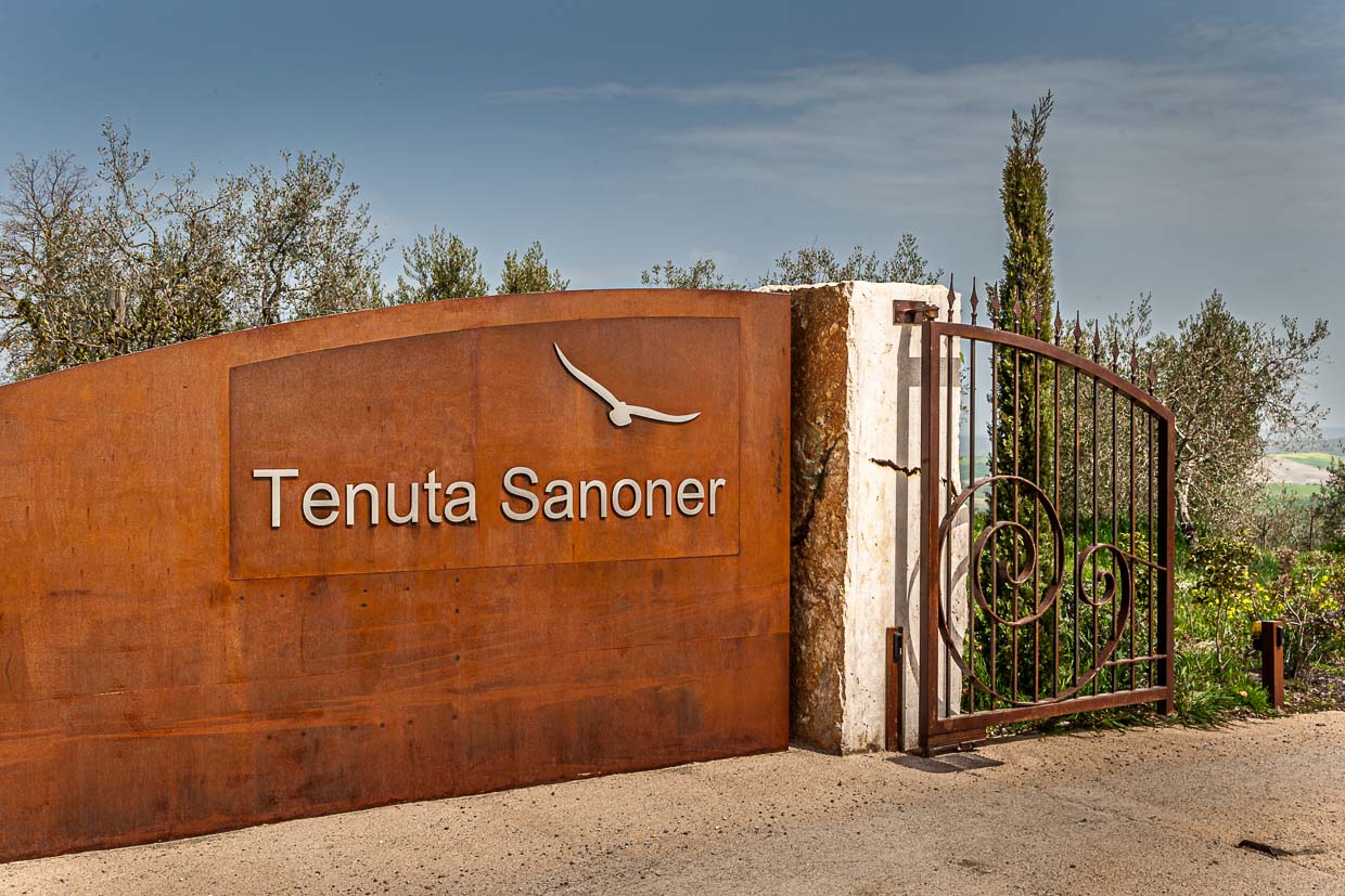 Gut zu Fuß erreichbar liegt oberhalb des Hotels das junge Weingut der Familie Sanoner / © Foto: Georg Berg