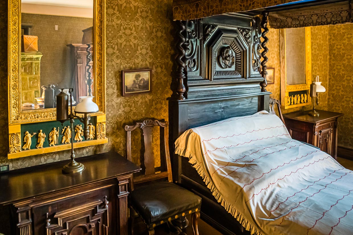 Dormitorio del príncipe Otto von Bismarck en el piso original de Bismarck en el Museo de la Salina Superior de Bad Kissingen / © Foto: Georg Berg