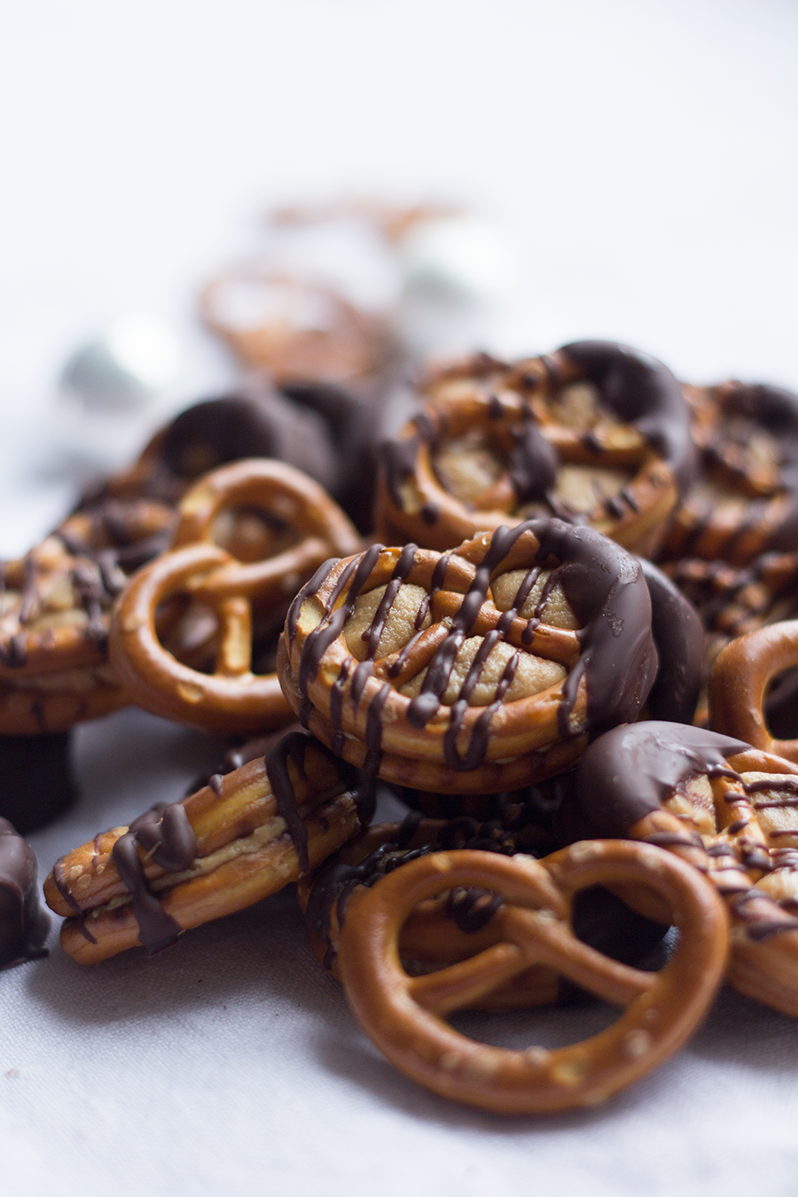 Schoko-Brezelhappen, vegan