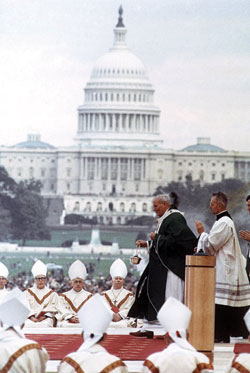 John Paul II on the Mall
