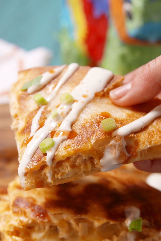Buffalo Chicken Quesadilla Vertical Buffalo Chicken Quesadilla Vertical