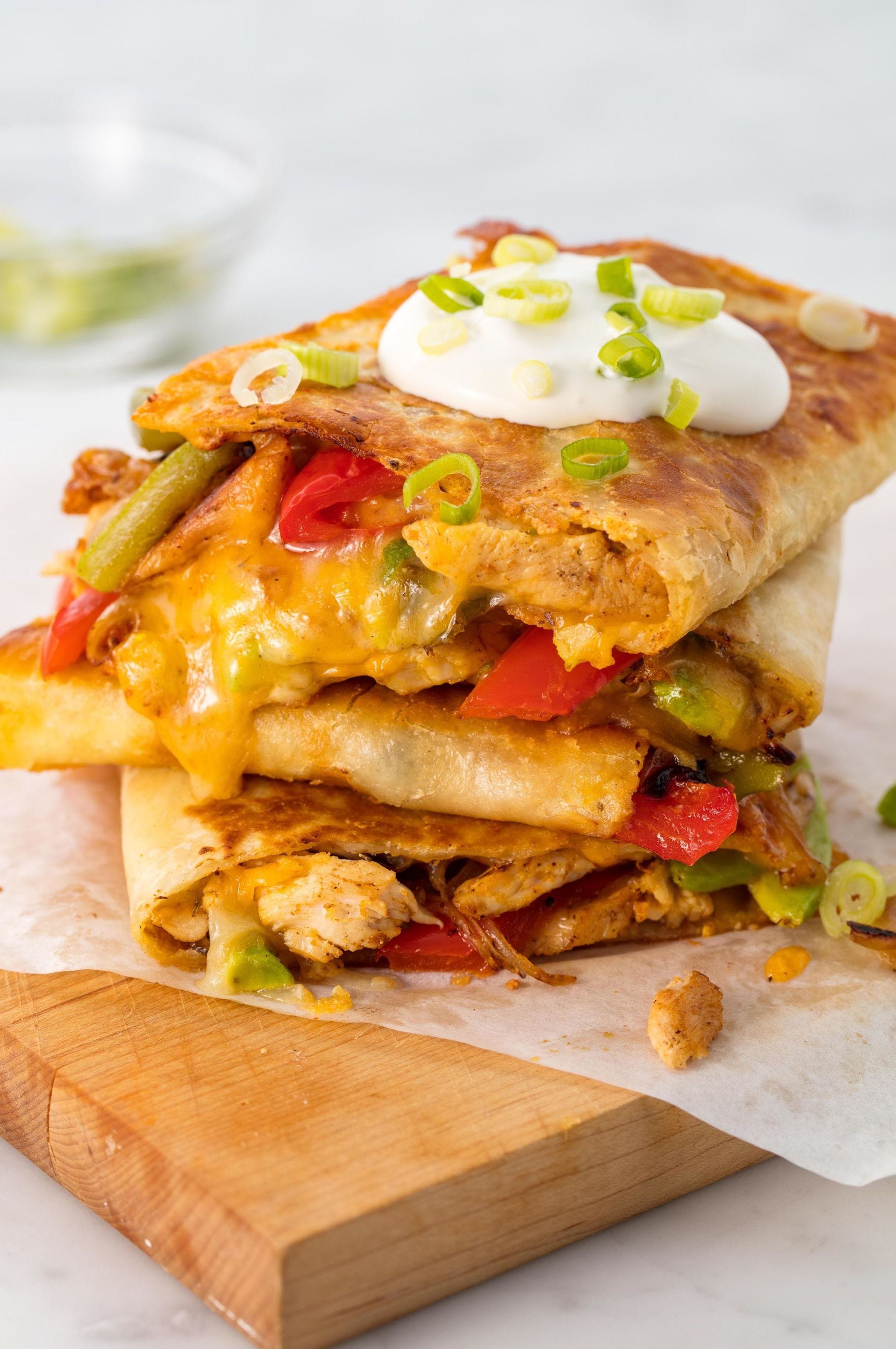 Chicken Quesadilla - Delish.com chicken quesadilla
