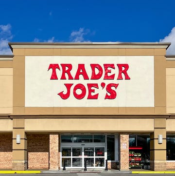 Trader Joe's store with a large red sign on the front Trader Joe's store with a large red sign on the front