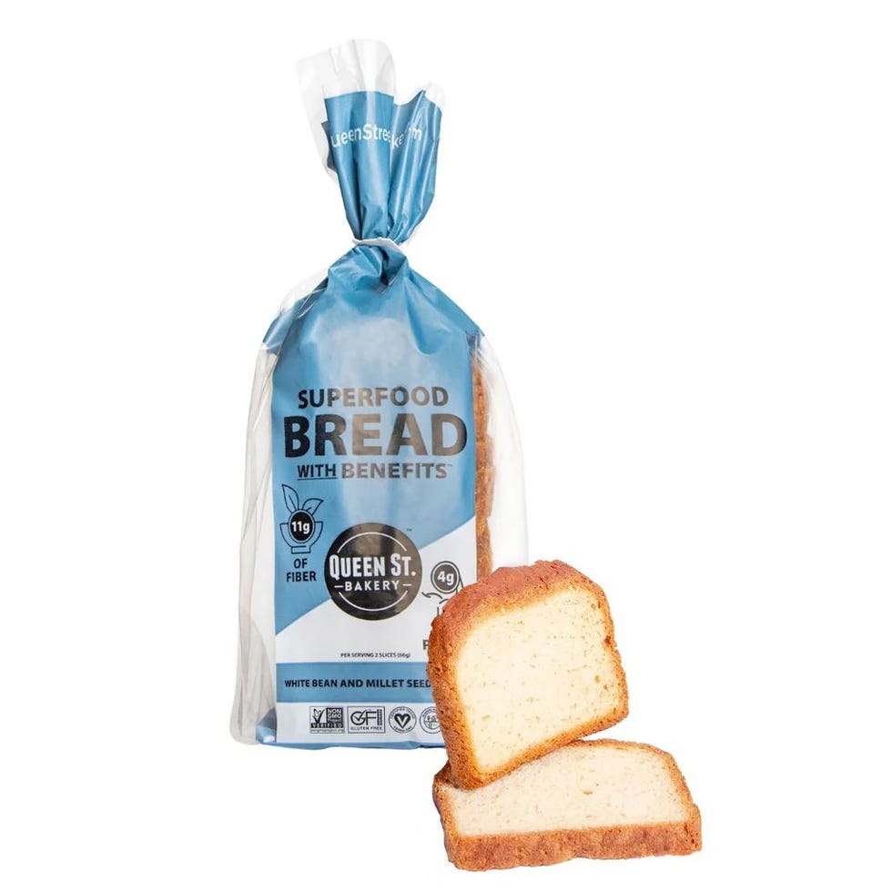 loaf of superfood bread packaged and sliced loaf of superfood bread packaged and sliced