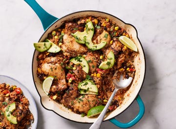 One-Pan Chicken & Quinoa - Delish.com one pan chicken quinoa