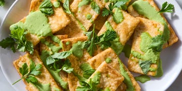 crispy green goddess tofu