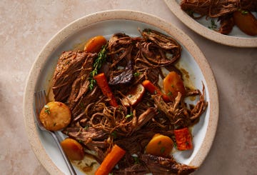apple cider braised brisket with carrots and potatoes