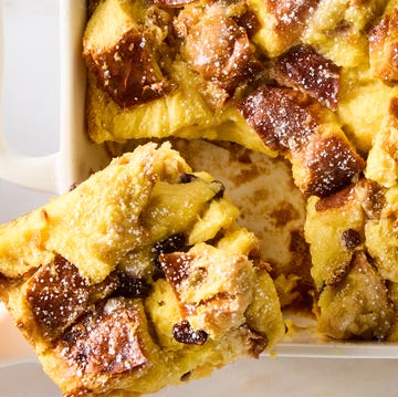 Bread Pudding bread pudding with powdered sugar
